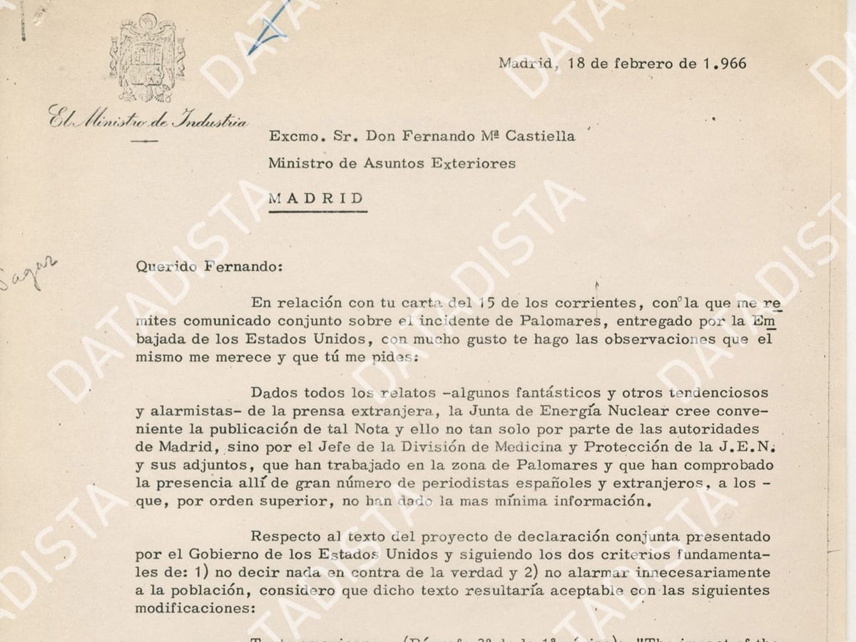 "Una pequeña cantidad de plutonio y uranio es falso. (...) Fueron posiblemente varios kg dispersados"