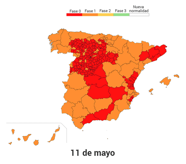 Historia visual del coronavirus: del confinamiento a la desescalada