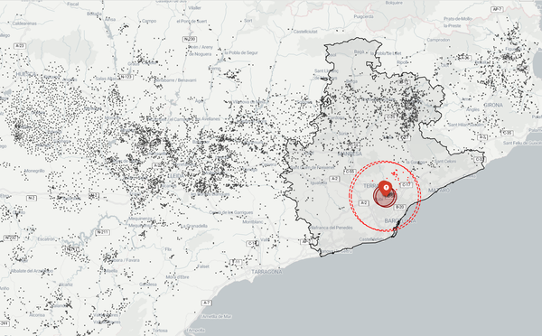 Mapas y datos del impacto del brote de peste porcina y los riesgos en zonas con alta densidad de granjas
